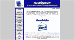 Desktop Screenshot of mrcoley.com